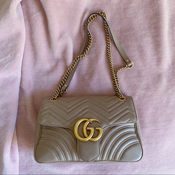 Gucci Handbags - Gucci Marmont Medium Chain Bag